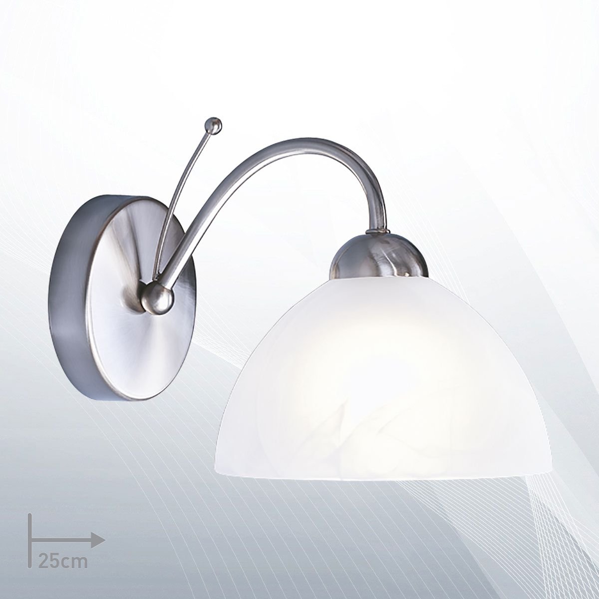Аплик - Осветителни тела Searchlight - MILANESE - 1131-1SS
