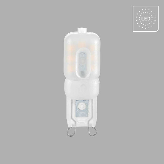 LED/диодна крушка 2.5W 3000K G9 - PLASTICA - 122168
