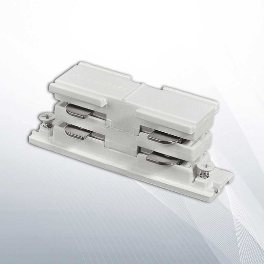 Конектор за ток-водеща 4-линейна шина бял - TRIM STRAIGHT CONNECTOR - 169637