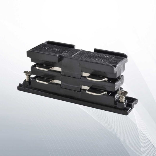 Конектор за ток-водеща 4-линейна шина черен - TRIM STRAIGHT CONNECTOR - 169644
