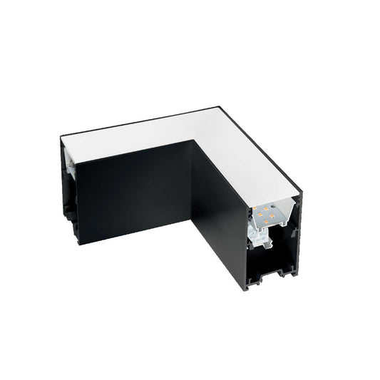 Ъглов LED профил - 8W 3000K 105° FLUO CORNER NERO - 191430