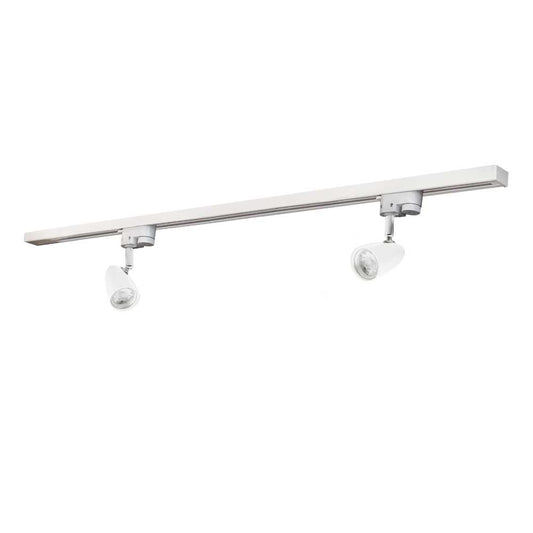 Комплект Track система бяла 1м 2x4W 3000K - NIKA DUO LED - 2013024220