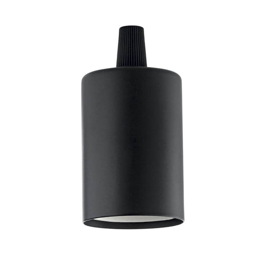 Фасонка от метал - PORTALAMPADA E27 LISCIO NERO - 242576