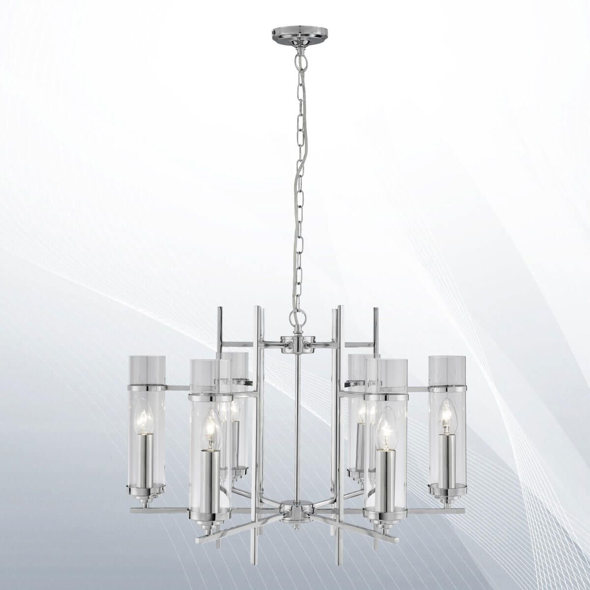Chandelier - Searchlight - MILO - 3096-6CC