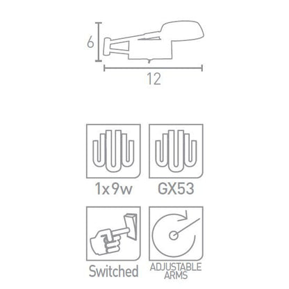 Аплик - Осветителни тела - Adjustable Wall Lights - 3863CC