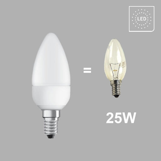 LED светодиодна крушка 3.6W E14 - OSRAM - 4052899913615
