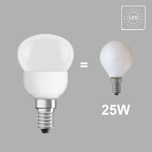 LED светодиодна крушка 3.6W E14 - OSRAM - 4052899913646