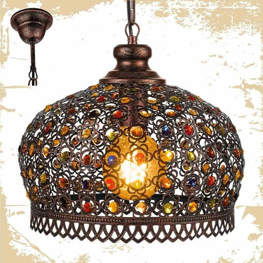 Пендел в ориенталски стил - VINTAGE осветление - JADIDA - 49764