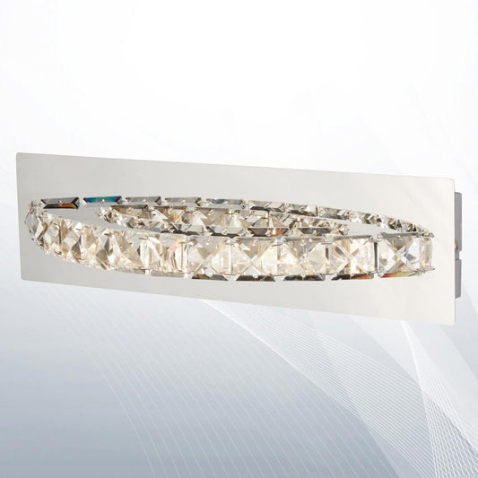LED аплик с кристали - LED осветление с кристали - CLOVER - 6002CC