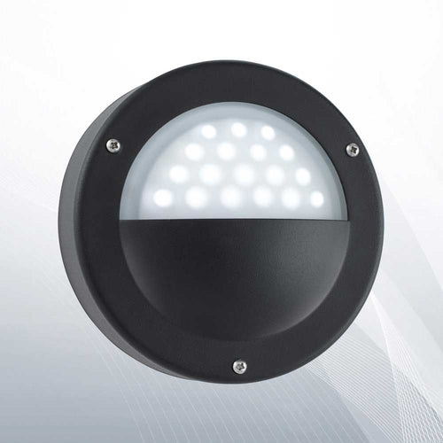 Фасаден аплик - Архитектурно LED осветление - LED OUTDOOR LIGHTING - 8744BK