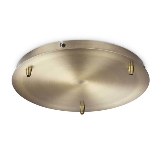 Розетка за таван - ROSONE STANDARD 3 LUCI OTTONE BRUNITO - 285610