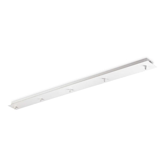 Розетка за таван бяла серия ROSONE LINEARE 5 LUCI BIANCO - 285689