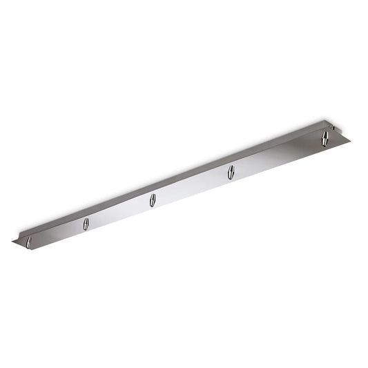 Розетка за таван хром - ROSONE LINEARE 5 LUCI CROMO - 285696