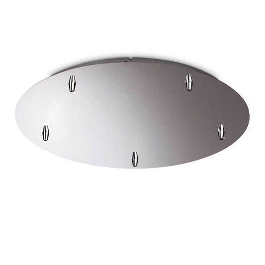 Розетка за таван хром - ROSONE STANDARD 5 LUCI CROMO - 285641