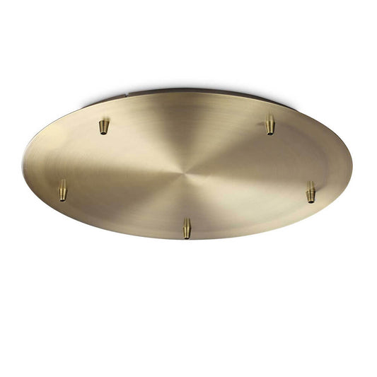 Розетка за таван - ROSONE STANDARD 5 LUCI OTTONE BRUNITO - 285665