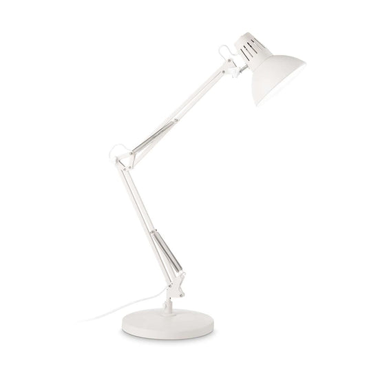 Настолна лампа за бюро серия WALLY TL1 TOTAL WHITE - 193991