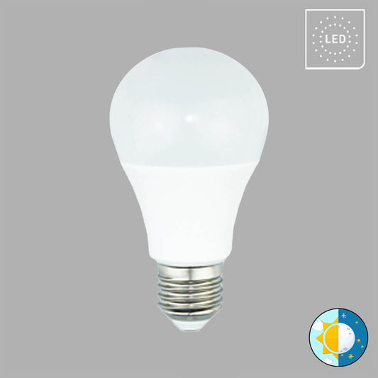 LED крушка с фотоклетка 10W 3000K E27 - SMART LED - LUX6010WW