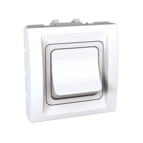 Механизъм еднополюсен ключ схема 1 бял - Unica Plus - 32А - MGU3.231.18