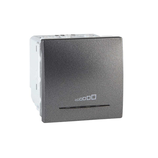 Механизъм универсален бутонен димер графит Unica Top 20-350W/VA - MGU3.515.12