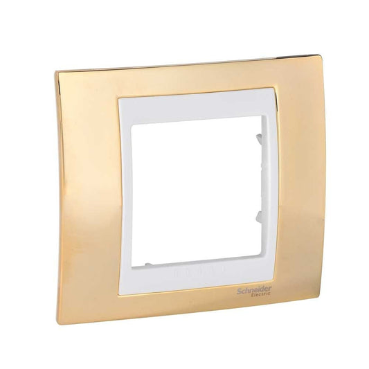 Декоративна рамка единична злато/слонова кост - Unica Plus - MGU66.002.504