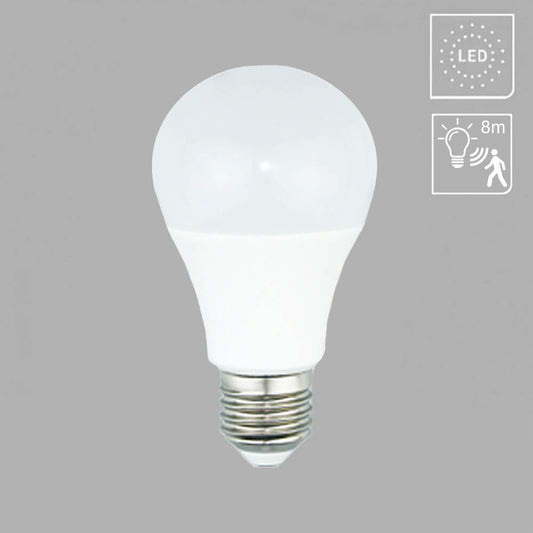 LED крушка с датчик за движение 8W 3000K E27 - SMART LED - MICR608WW