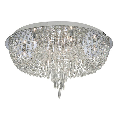LED плафон с кристали за хол, спалня и трапезария серия ORION - 5541CC