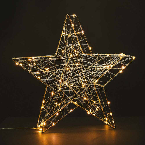 3D LED фигура топло бяла светлина - X06801420201750