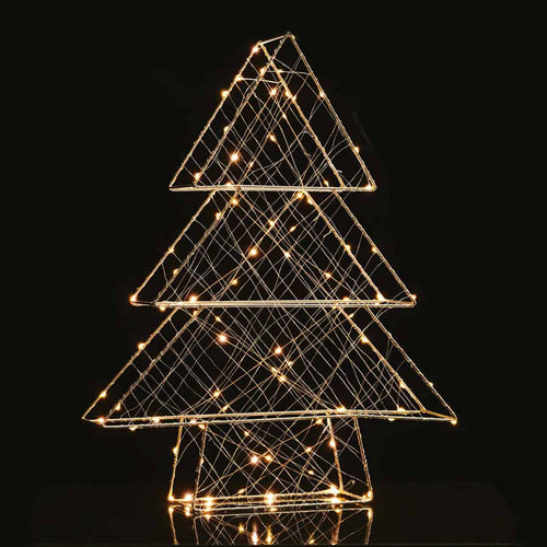3D LED фигура топло бяла светлина - XWTREE47A